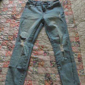 Light blue distressed pacsun jeans